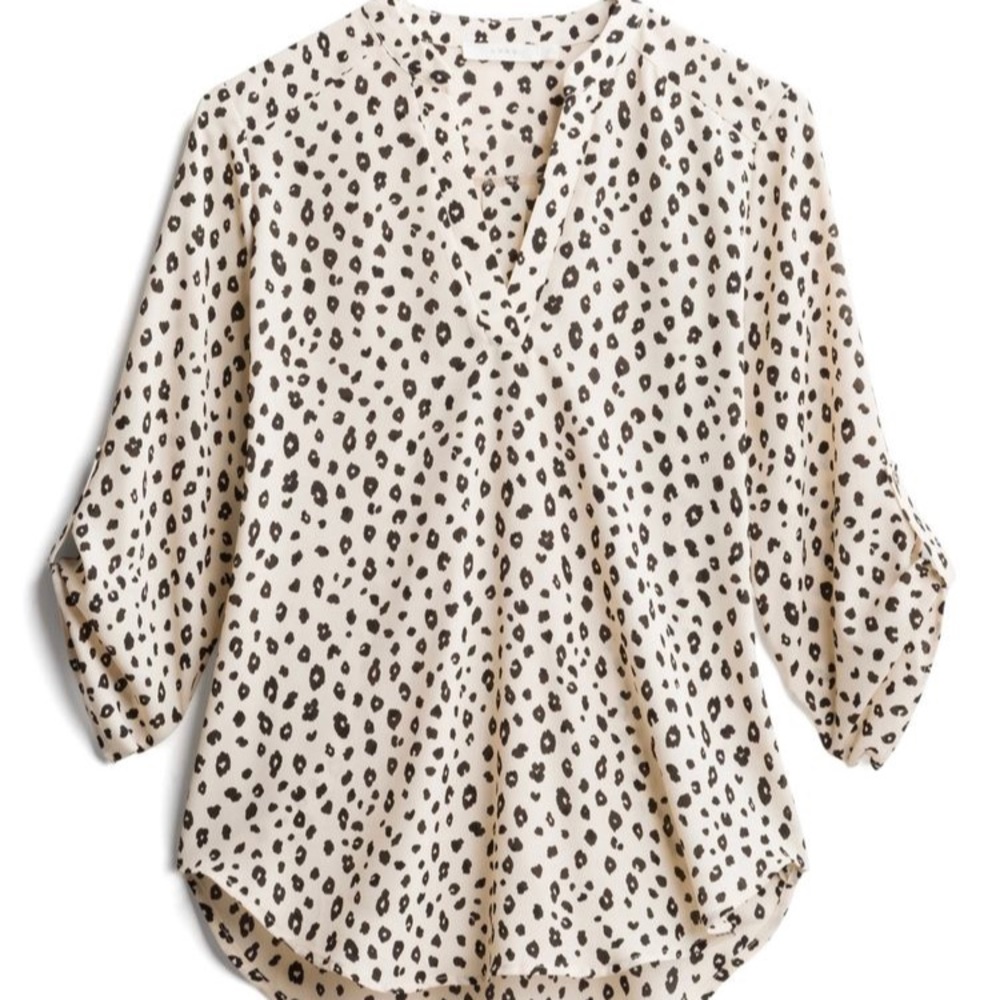 New with Tags! Lush Warren Split Neck Blouse